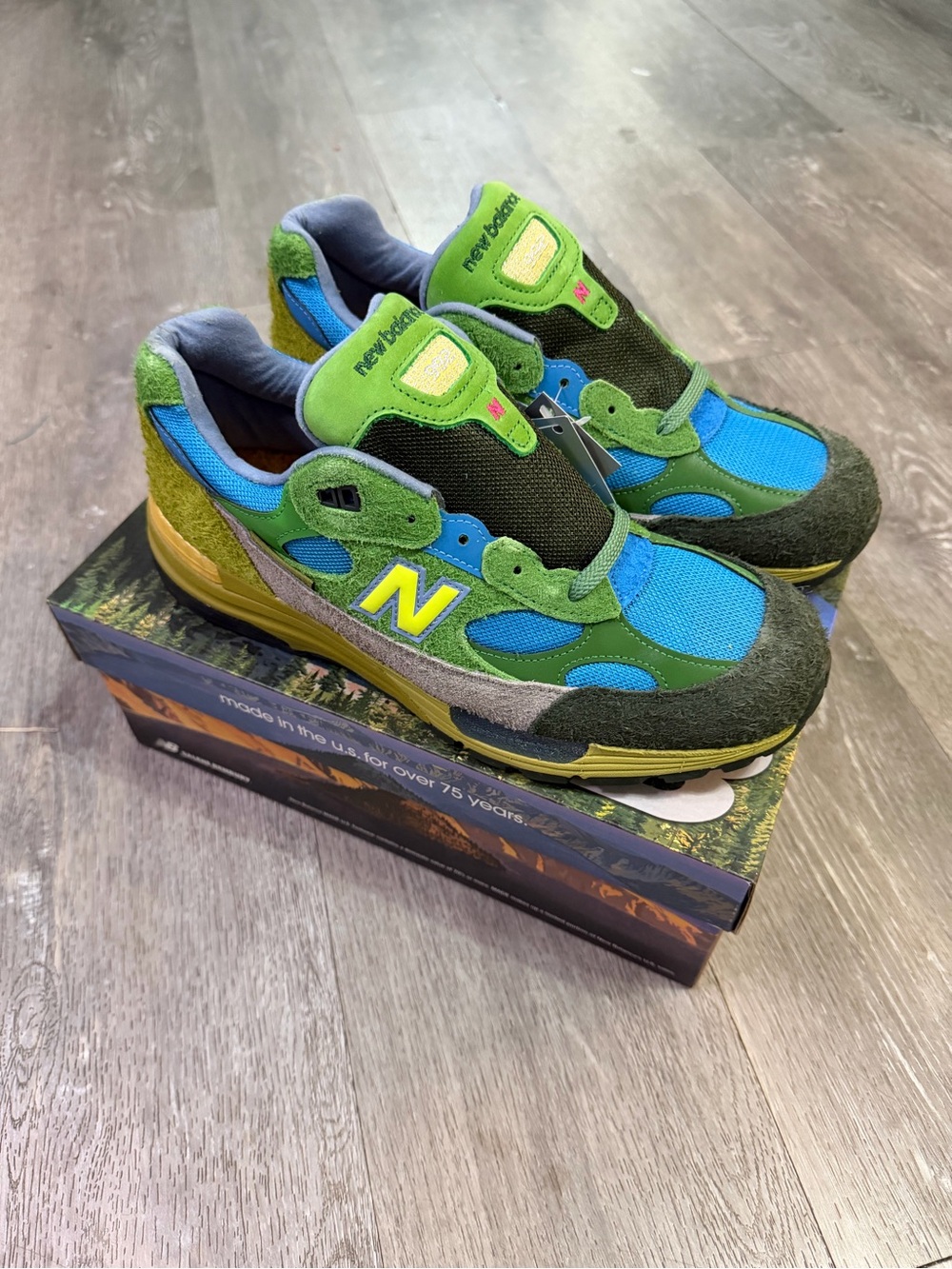 New Balance Salehe Bembury 992 Made in USA Calm Be The Crater U992SB